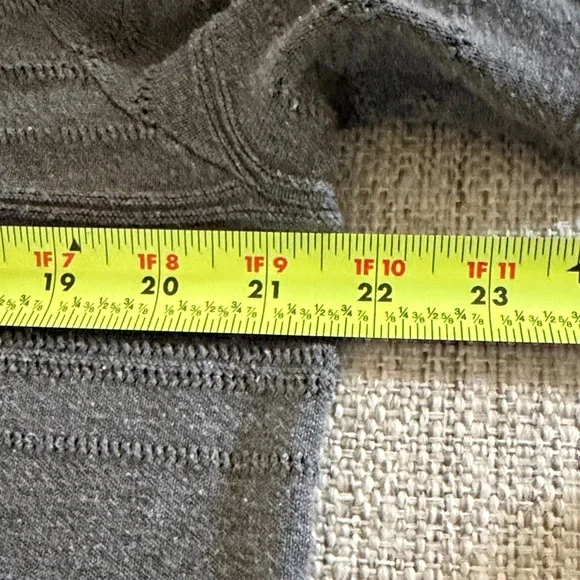 Apt. 9 Charcoal Gray Textured Knit Sweater XL Lightweight Minimalist Workwear - Picture 7 of 15